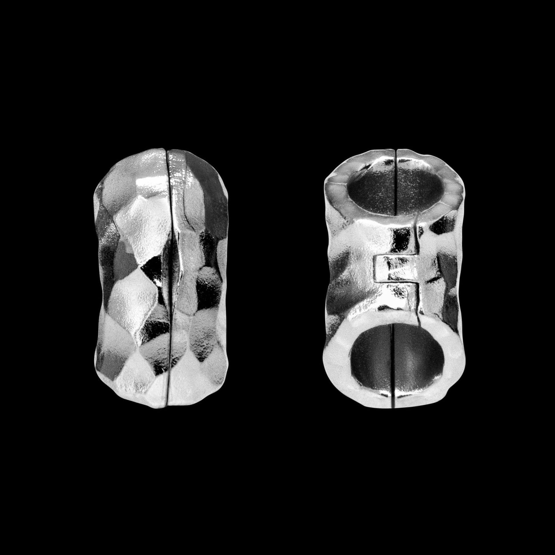 Hammered Lobe Cuffs™️ - Lobe Cuffs - Ask and Embla