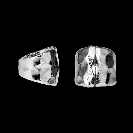 Hammered Lobe Cuffs™️ - Lobe Cuffs - Ask and Embla