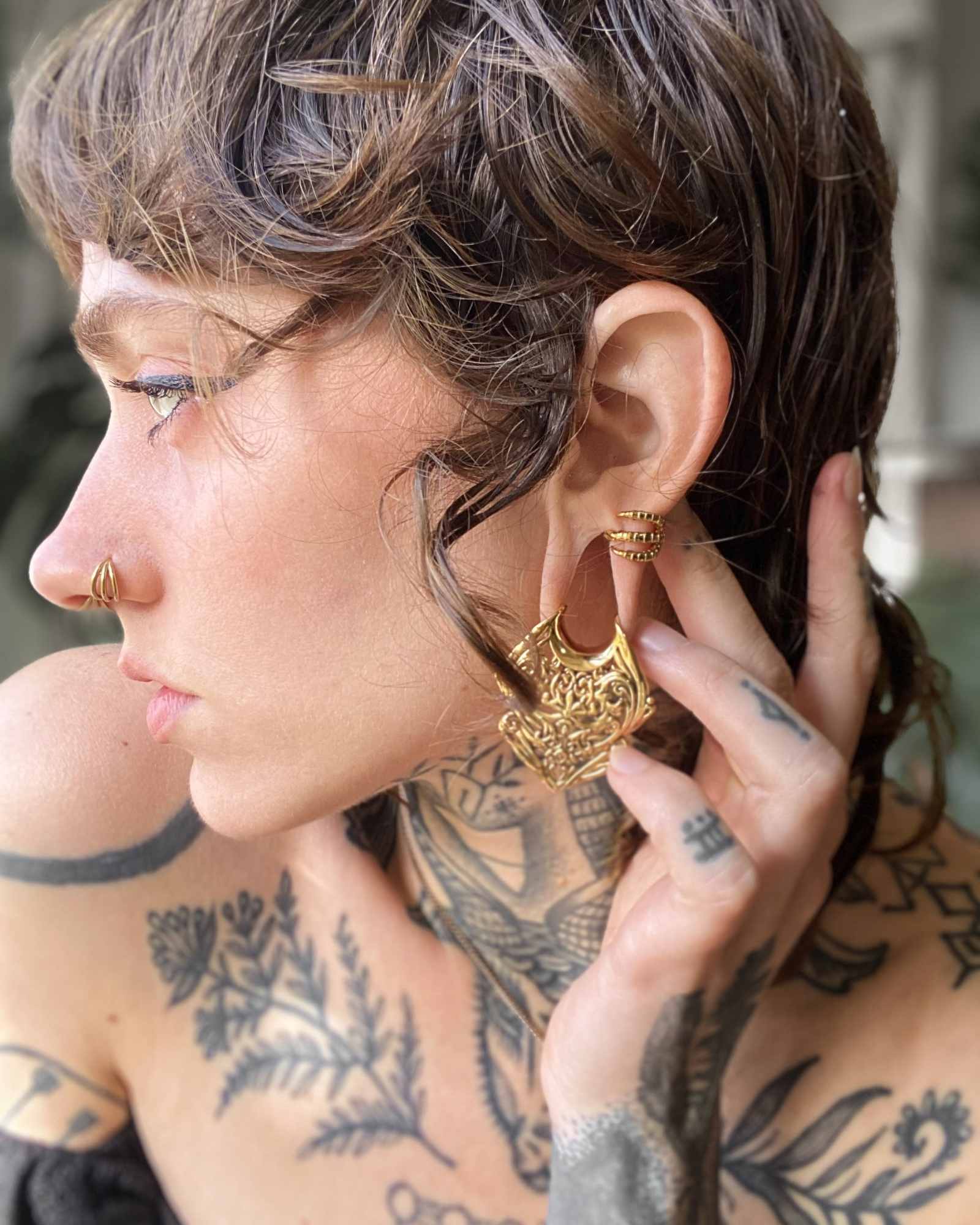 Quell Claw Lobe Cuffs™-Lobe Cuffs™- Silver - - Ask & Embla