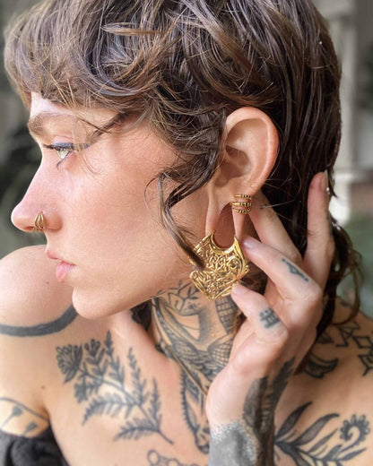Quell Claw Lobe Cuffs™-Lobe Cuffs™- Silver - - Ask & Embla