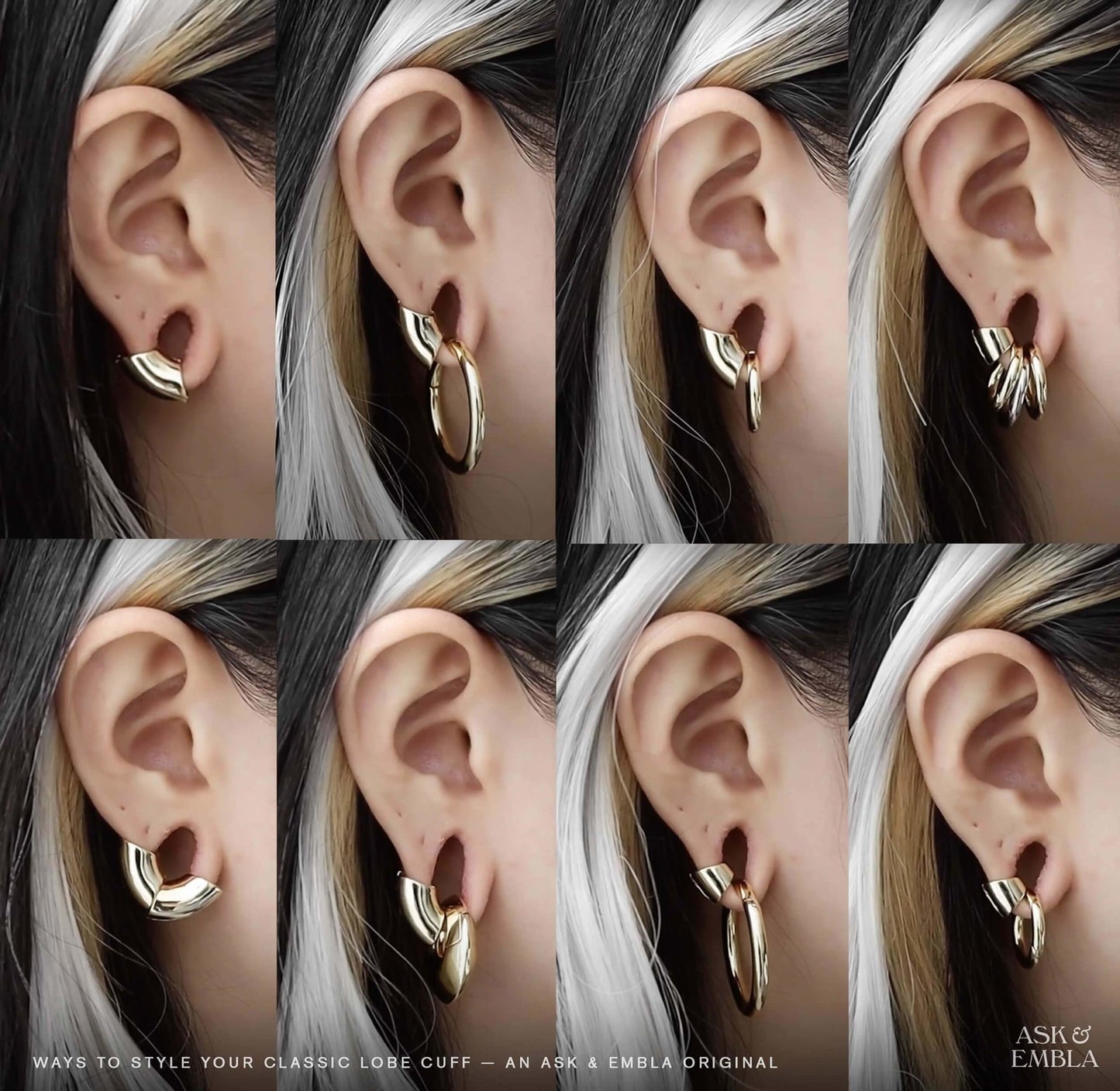 Classic Lobe Cuffs™️ (2 sizes) - Lobe Cuffs - Ask and Embla