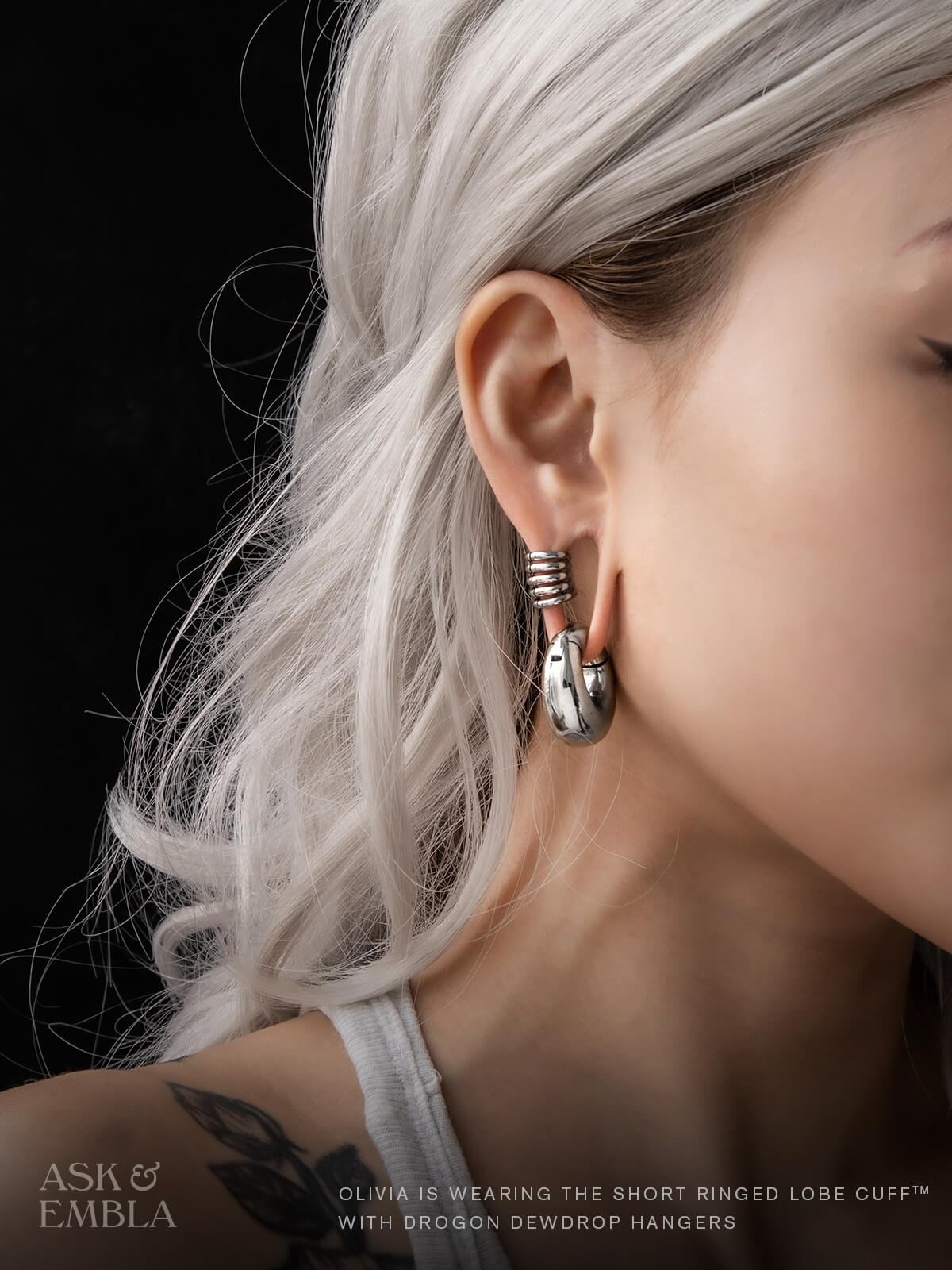 Ringed Lobe Cuffs™️ - Lobe Cuffs - Ask and Embla