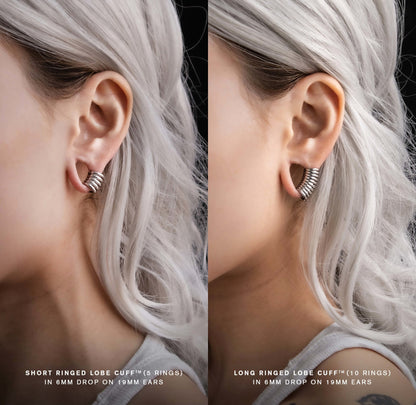 Ringed Lobe Cuffs™️ - Lobe Cuffs - Ask and Embla
