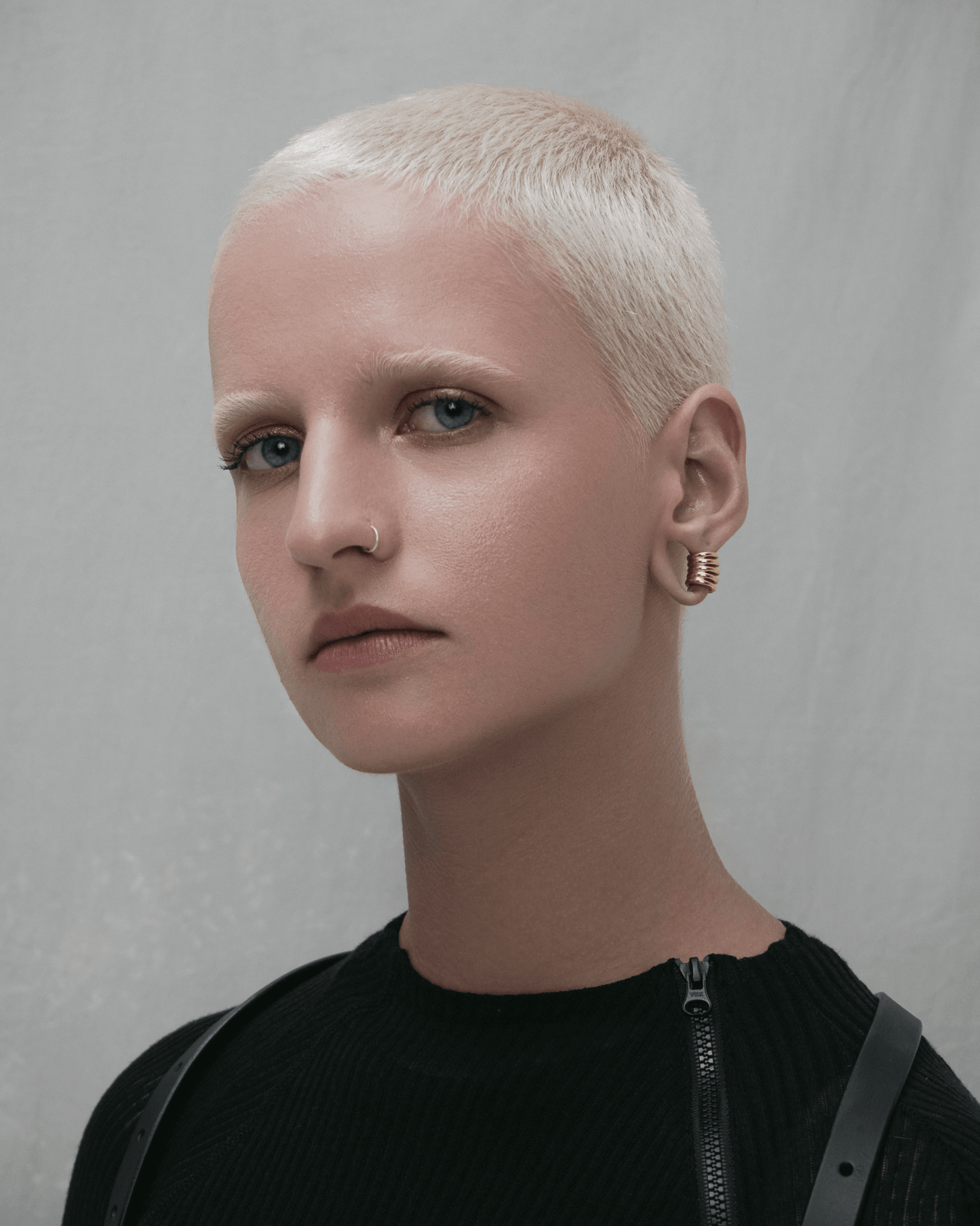 Ringed Lobe Cuffs™️-Lobe Cuffs™- Silver - Short Cuff, 8mm drop - Ask & Embla