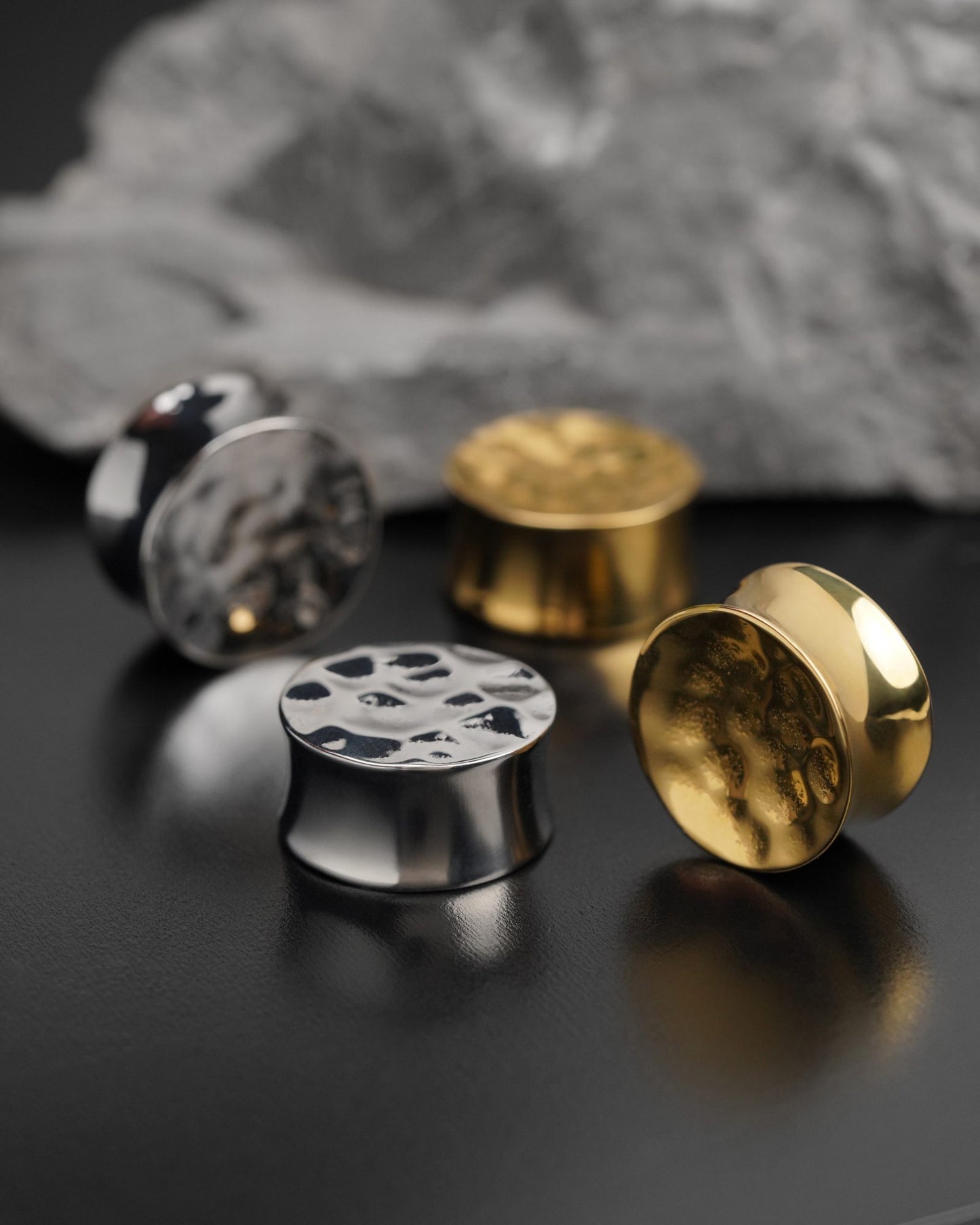 A&E Signature Lithic Plugs-Plugs- Gold - 8mm (0g) - Ask & Embla