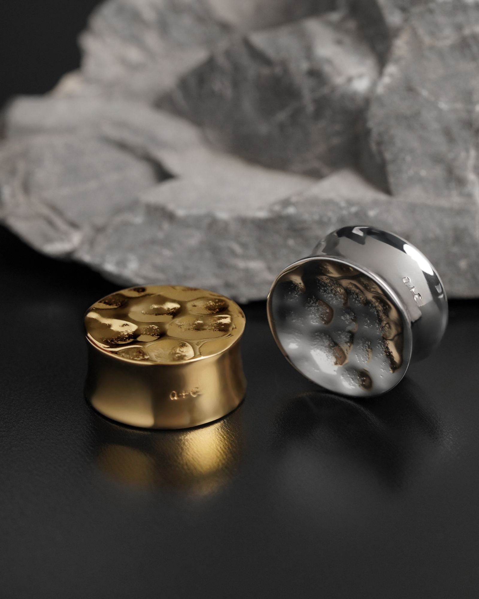 A&E Signature Lithic Plugs-Plugs- Gold - 8mm (0g) - Ask & Embla