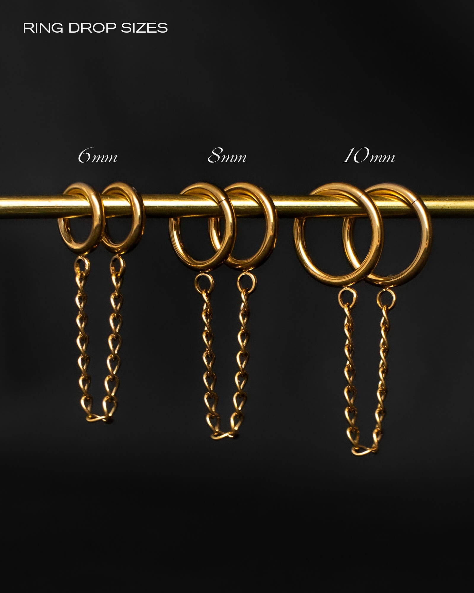 Classic Chain Ring Stacks In Titanium