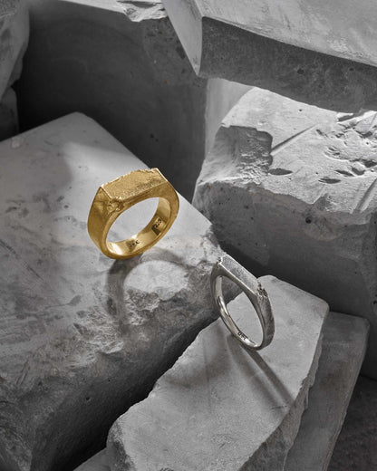 Brixton Signet Ring-Rings- US 5 - Gold - Ask & Embla