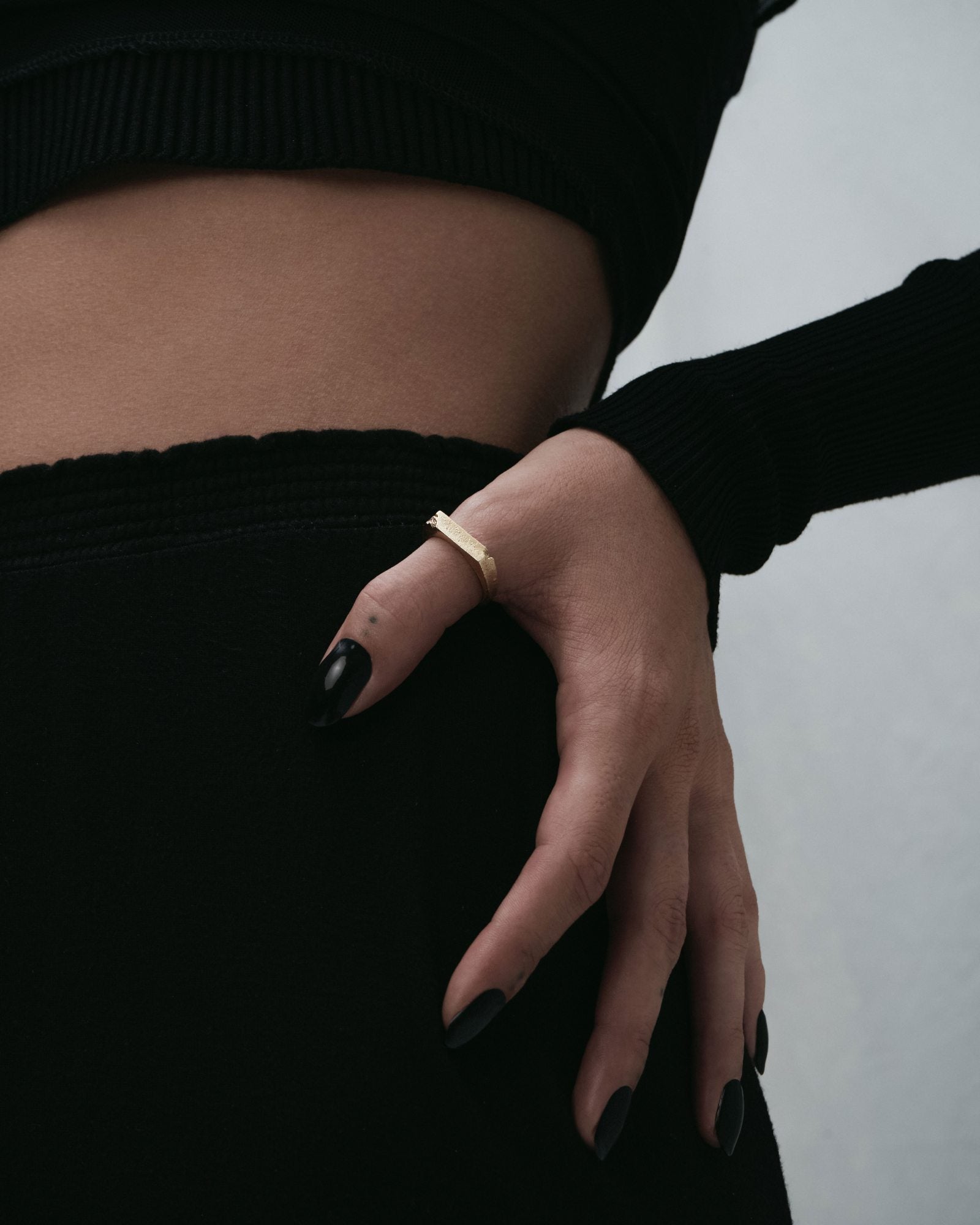 Brixton Signet Ring-Rings- US 5 - Gold - Ask & Embla