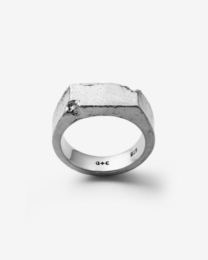 Brute Signet Ring-Rings- US 5 - Silver - Ask & Embla