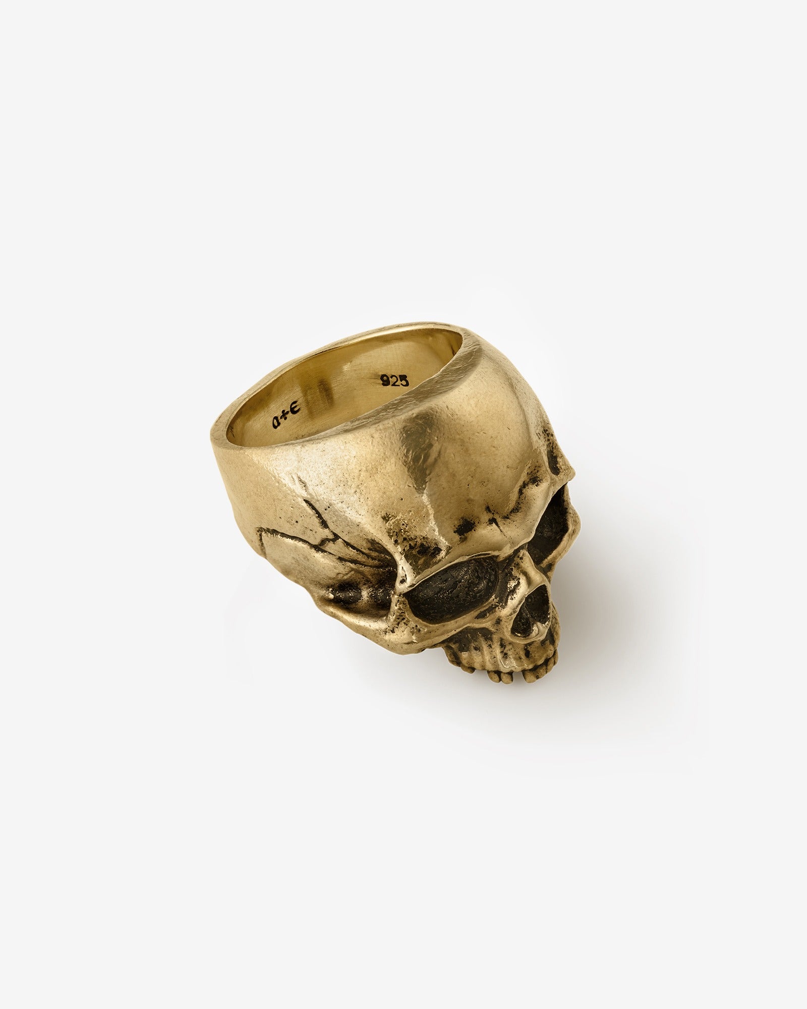 Cranium Ring-Rings- US 5 - Gold - Ask & Embla