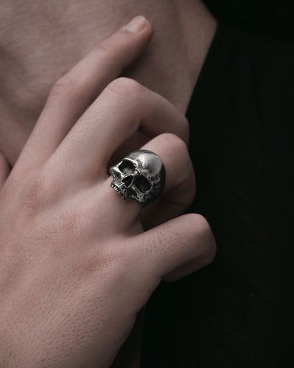 Cranium Ring-Rings- US 5 - Gold - Ask & Embla