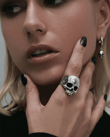Cranium Ring-Rings- US 5 - Gold - Ask & Embla