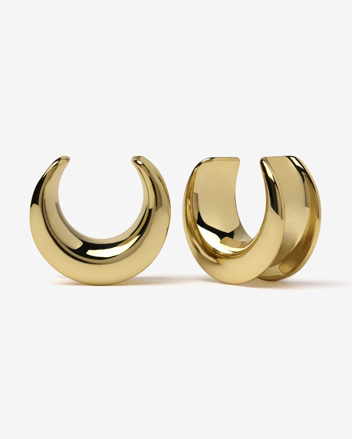 Crescent Moon Saddle Hangers-Saddle Hangers- 8mm (0g) - Gold - Ask & Embla