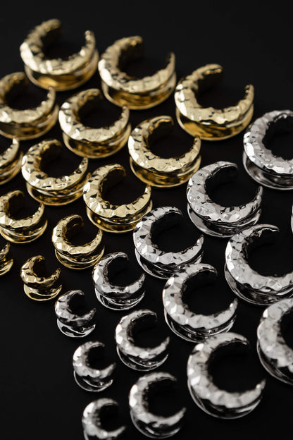 Hammered Crescent Saddle Hangers - Saddle Hangers - Ask and Embla