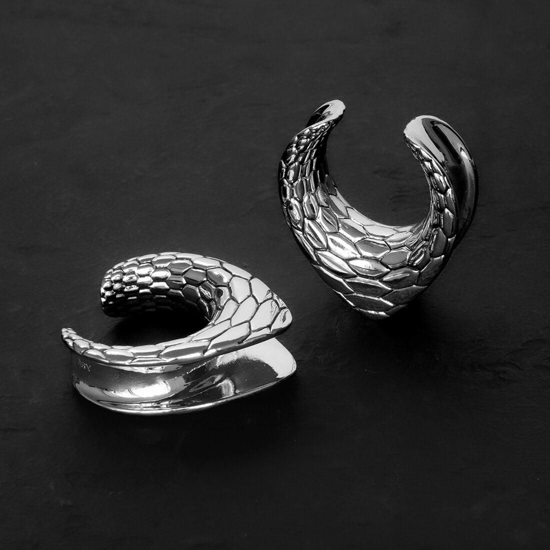 Serpent Volta Saddle Hangers-Saddle Hangers- Silver - 8mm (0g) - Ask & Embla