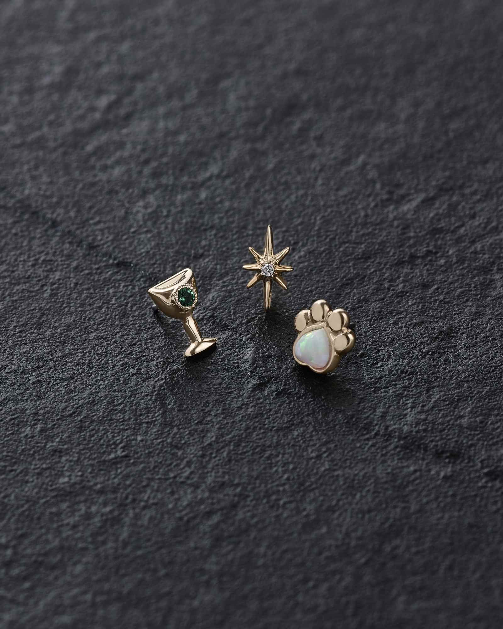 Grail Threadless End (14K Gold)-Threadless Ends- Gold - - Ask & Embla