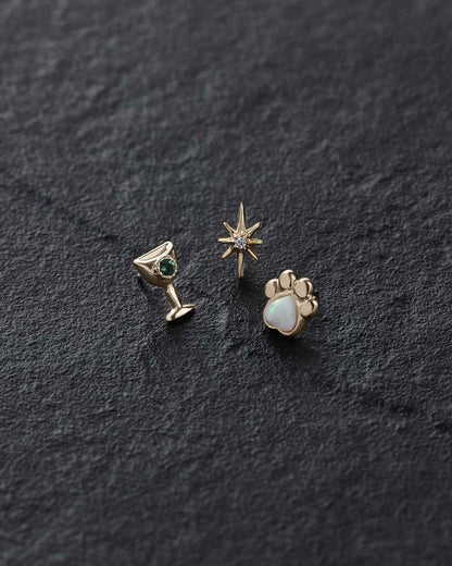 Grail Threadless End (14K Gold)-Threadless Ends- Gold - - Ask & Embla