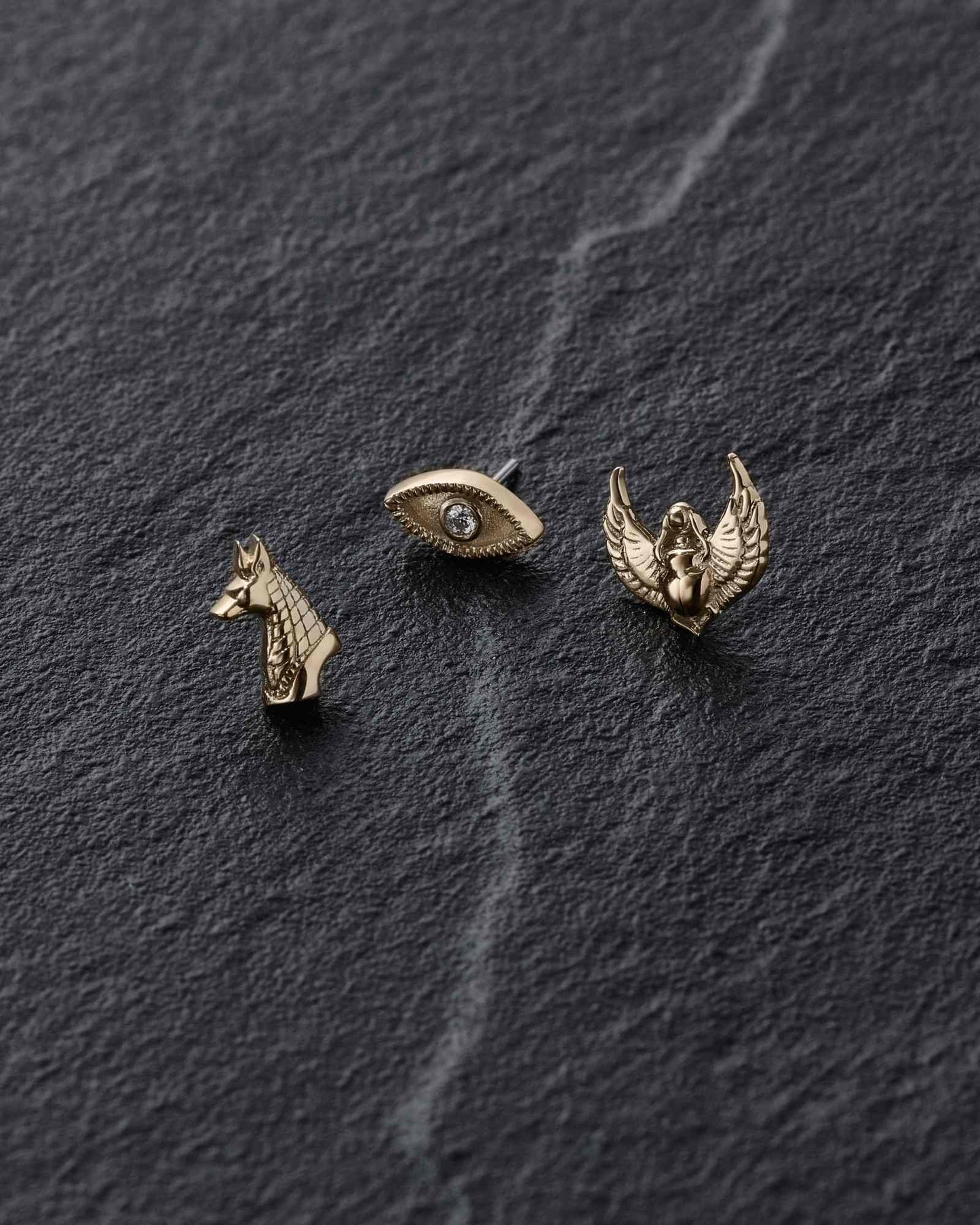 Osiris Threadless End (14K Gold)-Threadless Ends- Gold - - Ask & Embla