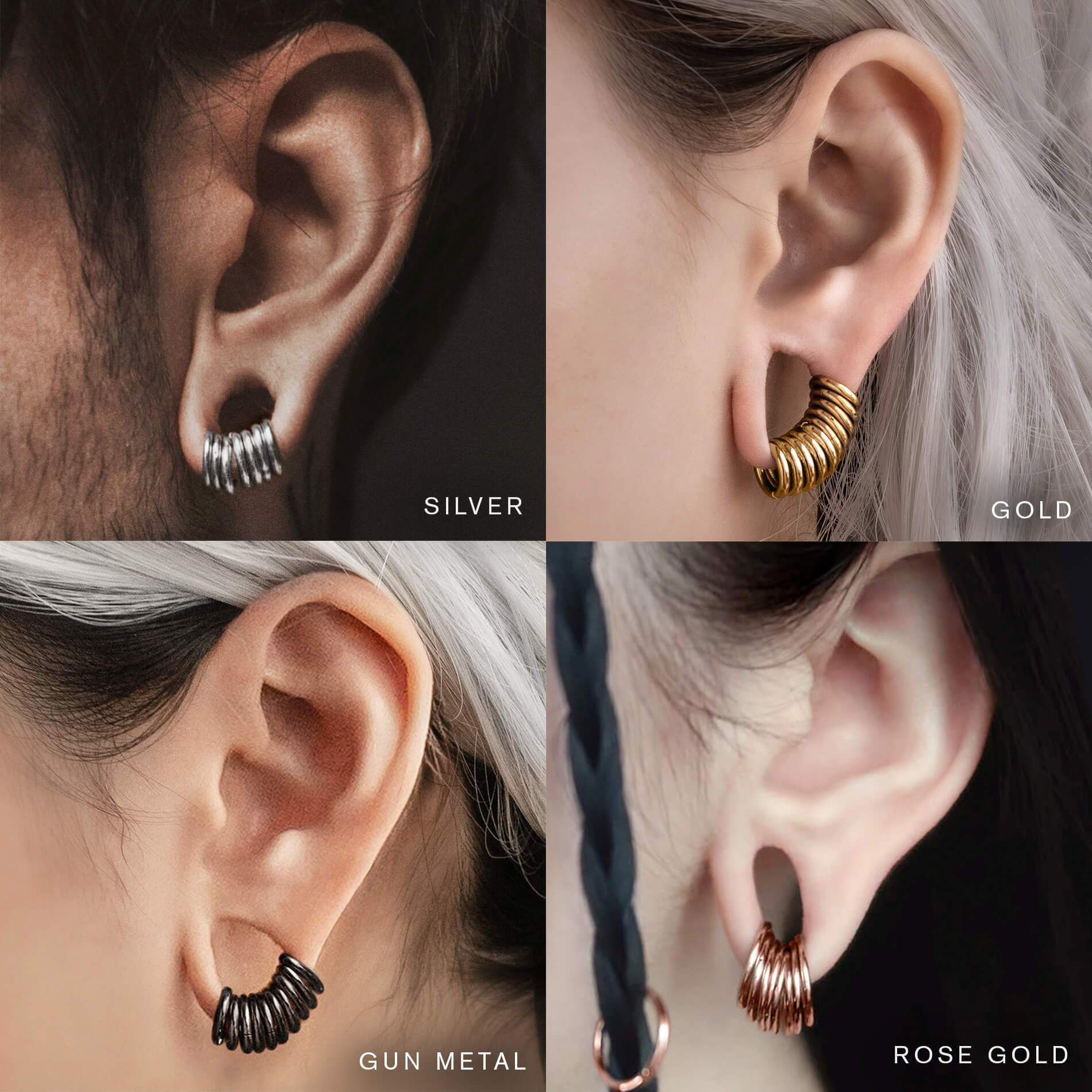 Titanium hot sale ear piercing