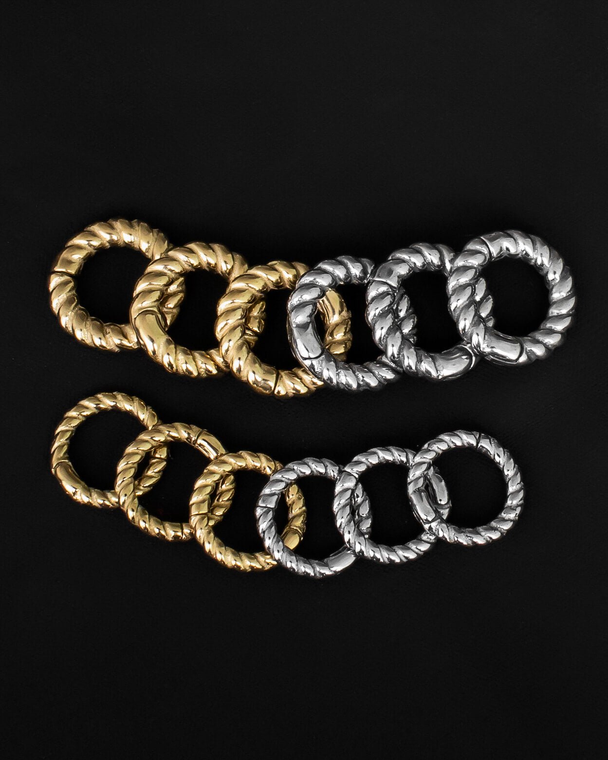 Classic Rope Ring Stacks - Ring Stacks - Ask and Embla