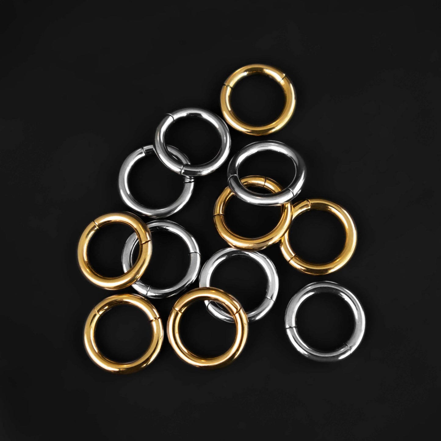 Colossal Ring Stacks In Stainless Steel - Ring Stacks - Ask and Embla