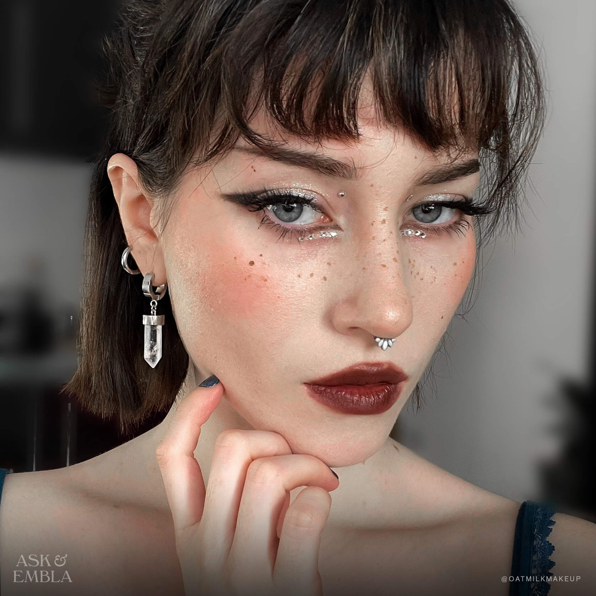 Crystal Bullet Earrings