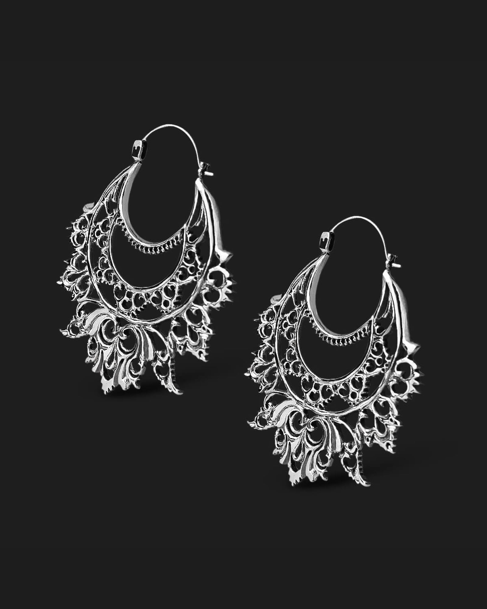 Elaria Filigree Earrings - Hoops - Ask and Embla
