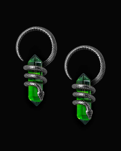 Emery Crystal Serpent Hangers - Hangers - Ask and Embla