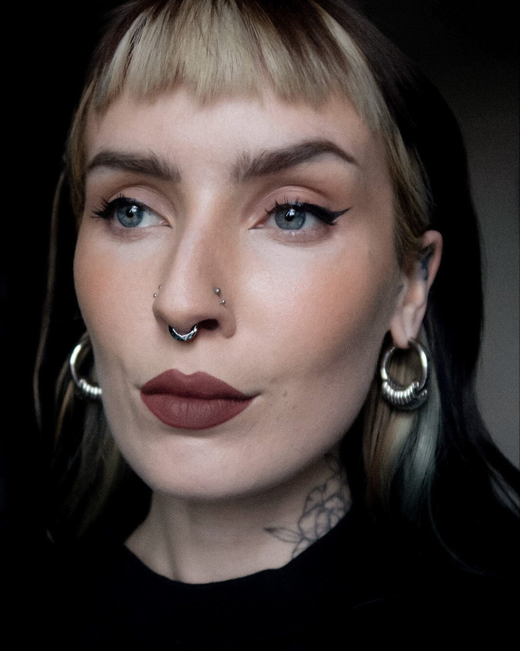 Hammered 2024 septum ring