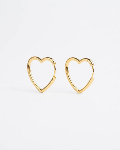 Hallow Heart Earrings - Earrings - Ask and Embla