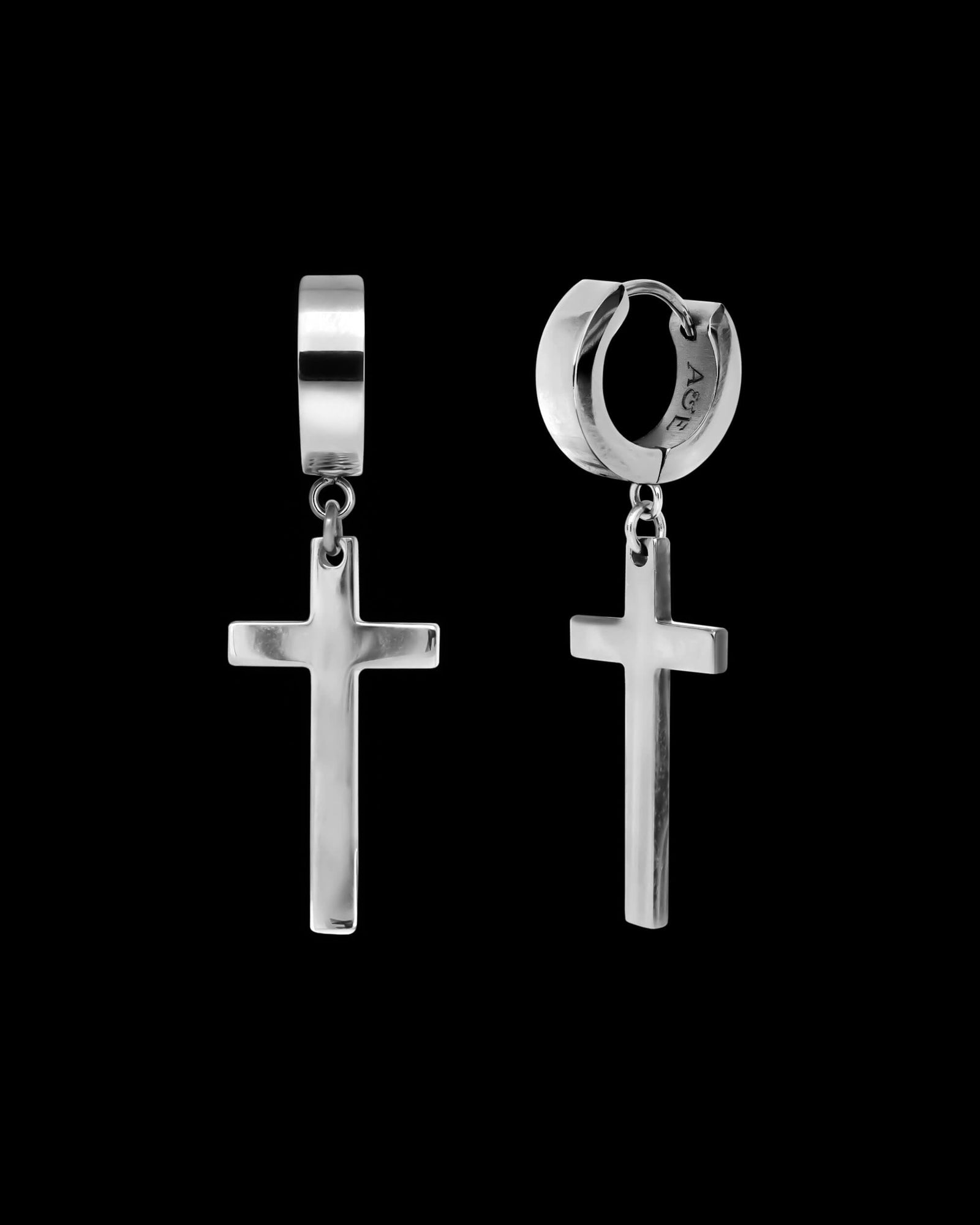 Lucius Cross Huggie Earrings - Huggies - Ask and Embla
