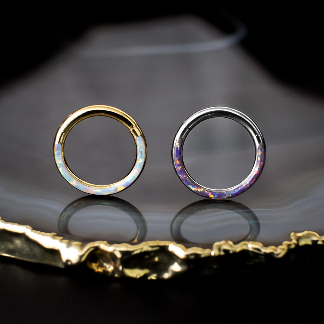 Opal Aura Titanium Clicker - Clickers - Ask and Embla