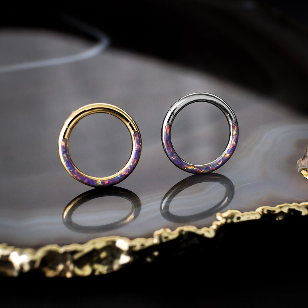 Opal Aura Titanium Clicker - Clickers - Ask and Embla