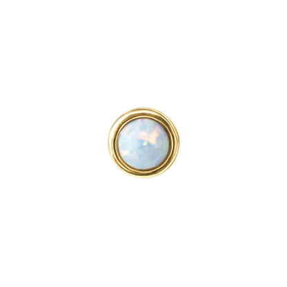 Opal Dew Threadless End (14K Gold) - Ends - Ask and Embla
