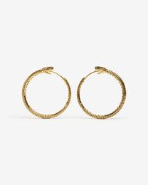 Ouroboros Hoop Earrings | Earrings | Dangle Earrings – Ask and Embla
