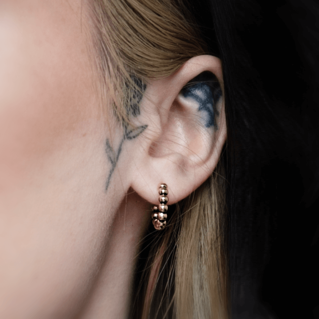Sol Beaded Earrings (Small) - Huggies - Ask and Embla