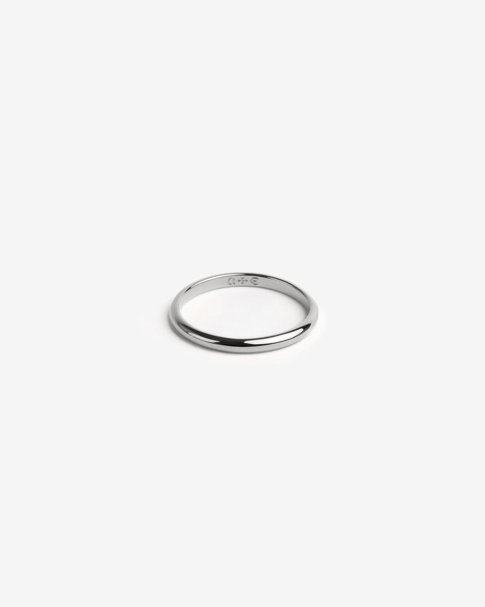 Syd Classic Stacker Ring (Slim) | Rings | Plain Rings – Ask and Embla